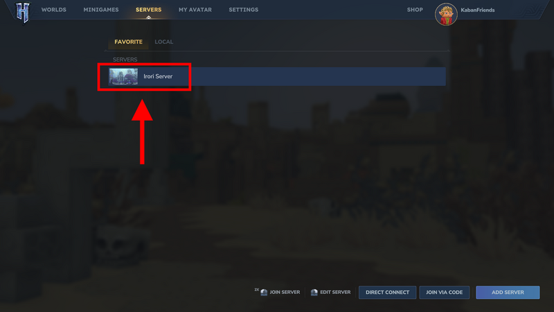 ファイル:Hytale Server Join - Connect.png